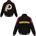 G-Iii Washington Redskins Genuine Suede Leather Jacket Size: Extra Large