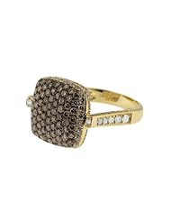 Effy Jewlery Diversa 18K Yellow Gold Cognac & White Diamond Ring Ring size 7