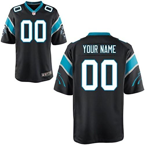 Men Carolina Panthers Custom Game-Black Luke Kuechly Jerseys Men Size XL