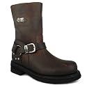 Loblan 732 Unisex Biker Boots-Tan