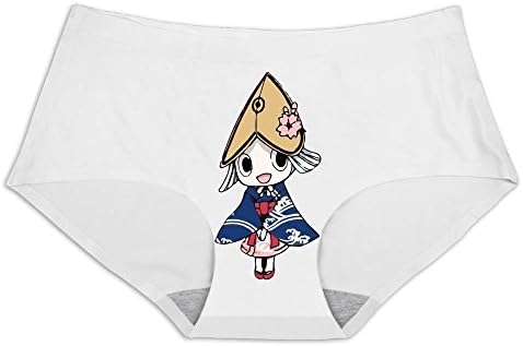 Women's Soft Japan Anime Girl Silk Panty M White