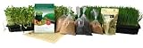 Deluxe Organic Wheatgrass Kit-Grow Wheatgrass, Barley Grass & Sunflower Greens