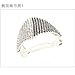 White Black Bling Rhinestone Hair Band Ponytail Holder for Long Hair