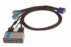 D-Link KVM-121 2-Port Kb/Video/MSE Audio KVM Switch