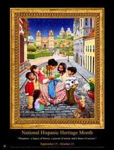 2014 New Hispanic Heritage Month Poster with 2014 Theme (H14)