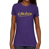 NCAA Tennessee Tech Golden Eagles Ladies Swept Away Slim Fit T-Shirt - Purple