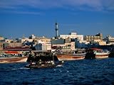 dubai creek Abra, or Water Taxi, on Creek, Dubai, United Arab Emirates Photographic Poster Print by Chris Mellor, 36x48