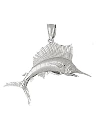 Clevereves 14K White Gold Pendant Sailfish 20.1 - Gram(s)
