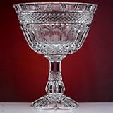 BRANDON FOOTED CTPCED BOWL 24% CRYSTAL