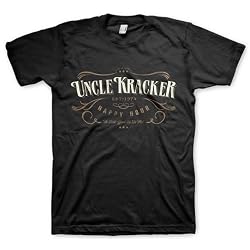 Uncle Kracker - Whiskey Label Mens Standard T-Shirt Black