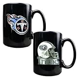 Tennessee Titans 2PC 15oz COFFEE MUG SET-HELMET/PRIMARY LOGO NFL Football