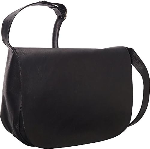 Le DonneLeather Full Flap Shoulder Bag - Colombian Vaquetta Leather Bag, 13.5”