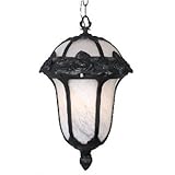 IMAGE OF Rose Garden Medium Chain Pendant Finish: White, Glass Type: Seedy