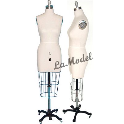 LaModel Female Professional Dress Form Size 6