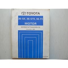 Toyota Celica ST182,184,185 Serien - Werkstatthandbuch - Motoren 3S-GE, 3S-GTE, 5S-FE