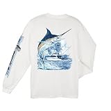 Guy Harvey Long Sleeve Marlin Boat T-Shirt