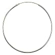 Sterling Silver Large Thin Endless Hoop Earrings, 2 in. (50 mm) Diameter