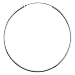 Sterling Silver Large Thin Endless Hoop Earrings, 2 in. (50 mm) Diameter