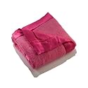 Elegant Baby Plush Microfiber Blankie - Hot Pink