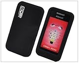Silicone Skin Cover Case for Samsung S5230 Black