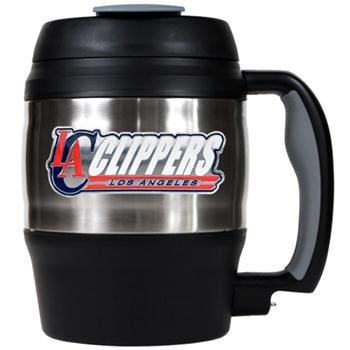 NBA Los Angeles Clippers 52-Ounce Stainless Steel Macho Travel Mug with Bottle Opener