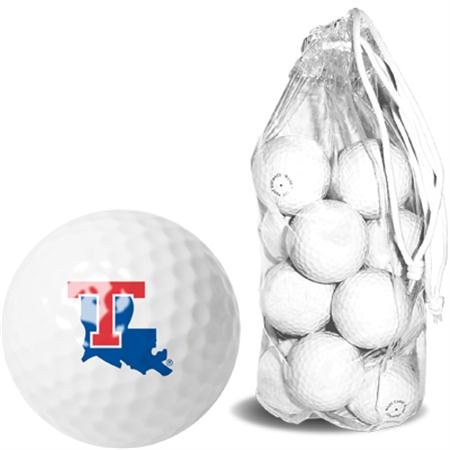 Louisiana Tech Bulldogs Ncaa Clear Pack 15 Golf Balls