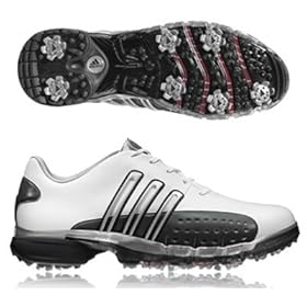 Adidas 2008 Men's Powerband Golf Shoe - Running White / Metallic Silver / Black by adidas 