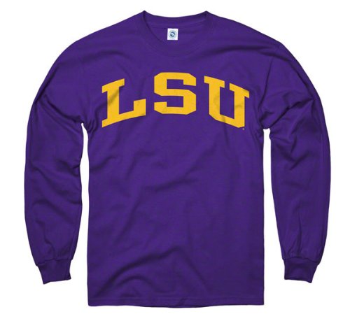 LSU Tigers Purple Arch Long Sleeve T-Shirt