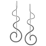 Sterling Silver Unique Modern Earrings