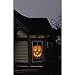 Illuminating Happy Jack-O-Lantern 60in Translucent Window Poster