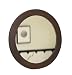 Schon SC80026 Single Large Round Mirror, Espresso