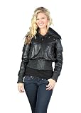 Knoles & Carter Women's Smocked Perforated Bomber