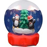 PENQUIN SNOWBALL FIGHT 6 FT TALL