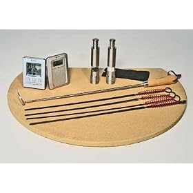 BBQ Tool Set w  Pizza Stone and Remote Thermometer by 