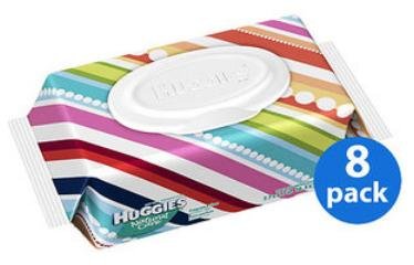 Huggies Natural Care Fragrance Free Baby Wipes Soft pack, 72-Count (Pack of 8) - 576 total wipes