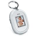 jWIN JP121 1.2-Inch Digital Photo KeyChain (White)