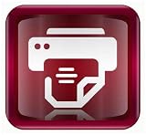 Printer Icon, Isolated on White Background. - 24