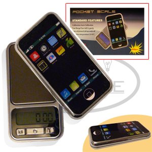 Digital iPhone Oz Gram 500g x 0.1g Pocket Mini Scale HERBS, LAB, CAORIES