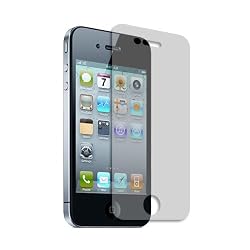 amFilm (TM) Premium Screen Protector Film Clear (Invisible) for Apple iphone 4S (3 Pack + 3 Bonus Back Films)