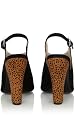 Leopard & Suede Sandal