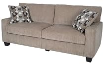 Big Sale Serta CR-43534PB Santa Cruz Collection Sofa - Platinum