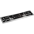 Unitec 84526 Kennzeichenhalter Chrom flach