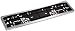 Unitec 84526 Kennzeichenhalter Chrom flach