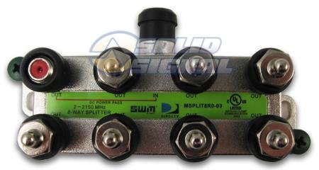 Directv 8-Way Wide Band Splitter for SWM LNB Directv 8-Way Wide Band Splitter for SWM LNB