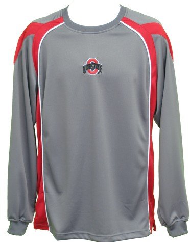 Buy Men`s Ohio State Buckeyes Circuit Grey L S Tshirt