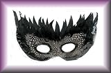 Festiva Fancy Exotic Costume Party Mask Black