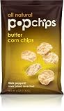 Popchips Hint of Butter, Corn Chips, 3.25-Ounce Bags (Pack of 12)
