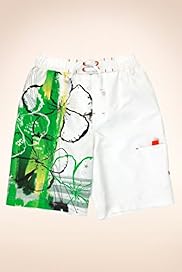 Hibiscus Print Drawstring Swim Shorts