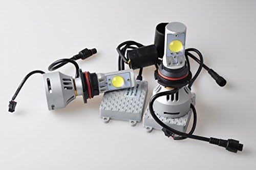 SkaDirect LED Headlight Conversion Kit- All Bulb Sizes - 80W 6400LM Cree LED - Replaces Halogen & HID Bulbs - White (9004 (HB1) Dual-beam LED)