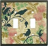 VINTAGE SONGBIRDS Switchplates Outlet Covers, Rocker, GFCI